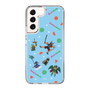 スリムプロテクションケース［ ポンコツクエスト - 夏休み - 総柄 - ブルー ］