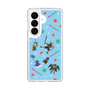 スリムプロテクションケース［ ポンコツクエスト - 夏休み - 総柄 - ブルー ］