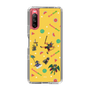 スリムプロテクションケース［ ポンコツクエスト - 夏休み - 総柄 - イエロー ］