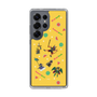 スリムプロテクションケース［ ポンコツクエスト - 夏休み - 総柄 - イエロー ］