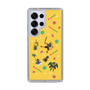スリムプロテクションケース［ ポンコツクエスト - 夏休み - 総柄 - イエロー ］