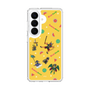 スリムプロテクションケース［ ポンコツクエスト - 夏休み - 総柄 - イエロー ］