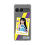 スリムプロテクションケース［ STU48 - インスタントフォト風デザイン - 岡村梨央 ］