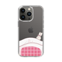 スリムプロテクションケース［ マンガデザイナーズラボ - 推しを休ませるスマホケース - ピンク2 ］