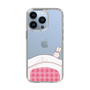 スリムプロテクションケース［ マンガデザイナーズラボ - 推しを休ませるスマホケース - ピンク2 ］