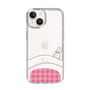 スリムプロテクションケース［ マンガデザイナーズラボ - 推しを休ませるスマホケース - ピンク2 ］
