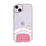 スリムプロテクションケース［ マンガデザイナーズラボ - 推しを休ませるスマホケース - ピンク2 ］