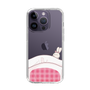 スリムプロテクションケース［ マンガデザイナーズラボ - 推しを休ませるスマホケース - ピンク2 ］