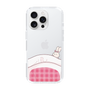 スリムプロテクションケース［ マンガデザイナーズラボ - 推しを休ませるスマホケース - ピンク2 ］