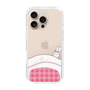 スリムプロテクションケース［ マンガデザイナーズラボ - 推しを休ませるスマホケース - ピンク2 ］