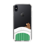 スリムプロテクションケース［ マンガデザイナーズラボ - 推しを休ませるスマホケース - 緑 ］