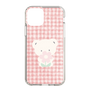 スリムプロテクションケース［ 雲井くじら - やすみくま赤チェック ］