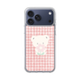 スリムプロテクションケース［ 雲井くじら - やすみくま赤チェック ］