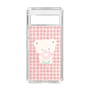 スリムプロテクションケース［ 雲井くじら - やすみくま赤チェック ］