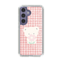スリムプロテクションケース［ 雲井くじら - やすみくま赤チェック ］