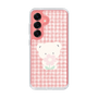 スリムプロテクションケース［ 雲井くじら - やすみくま赤チェック ］