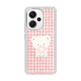 スリムプロテクションケース［ 雲井くじら - やすみくま赤チェック ］