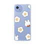 スリムプロテクションケース［ うさぎさんのにっき - おはななうさぎさん ］