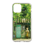スリムプロテクションケース［ 黒杞よるの - 緑のコーヒーショップ ］