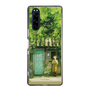 スリムプロテクションケース［ 黒杞よるの - 緑のコーヒーショップ ］