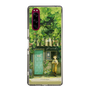 スリムプロテクションケース［ 黒杞よるの - 緑のコーヒーショップ ］