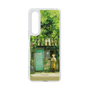 スリムプロテクションケース［ 黒杞よるの - 緑のコーヒーショップ ］