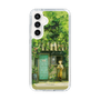 スリムプロテクションケース［ 黒杞よるの - 緑のコーヒーショップ ］