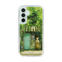スリムプロテクションケース［ 黒杞よるの - 緑のコーヒーショップ ］