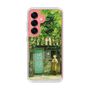 スリムプロテクションケース［ 黒杞よるの - 緑のコーヒーショップ ］