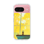 スリムプロテクションケース［ 黒杞よるの - 金木犀のカフェ-背景 ］