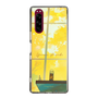 スリムプロテクションケース［ 黒杞よるの - 金木犀のカフェ-背景 ］