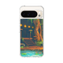 スリムプロテクションケース［ 黒杞よるの - くつろぎの森のカフェ-背景 ］