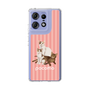 スリムプロテクションケース［ TAKI - ぽこもストライプピンク ］