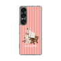 スリムプロテクションケース［ TAKI - ぽこもストライプピンク ］