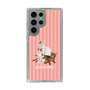 スリムプロテクションケース［ TAKI - ぽこもストライプピンク ］