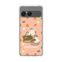 スリムプロテクションケース［ TAKI - 猫鍋ぽこもピンク ］