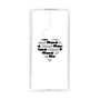 スリムプロテクションケース［ ちゃも - ちゃも 手描きネームハート_黒 ］