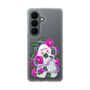 スリムプロテクションケース［ 砂粒 - 巻花Pink ］