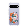 スリムプロテクションケース［ 砂粒 - 巻花Orange ］