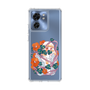 スリムプロテクションケース［ 砂粒 - 巻花Orange ］