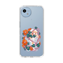 スリムプロテクションケース［ 砂粒 - 巻花Orange ］