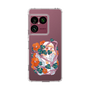 スリムプロテクションケース［ 砂粒 - 巻花Orange ］