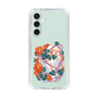 スリムプロテクションケース［ 砂粒 - 巻花Orange ］