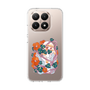 スリムプロテクションケース［ 砂粒 - 巻花Orange ］