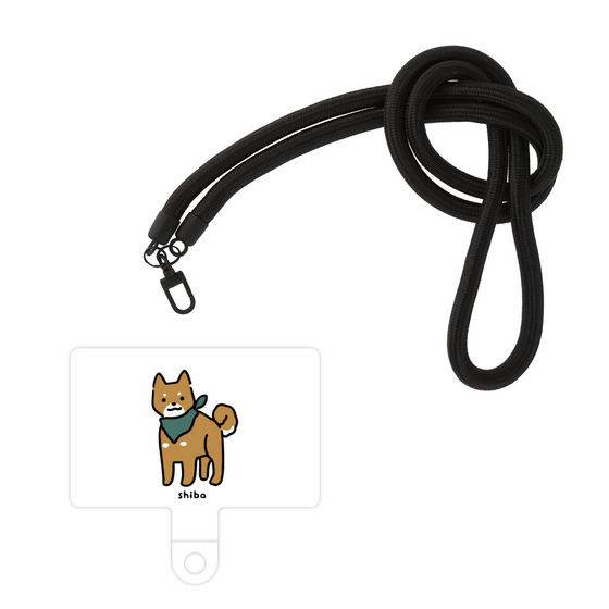 スマホショルダータグ［ オリジナル - CASEPLAYイヌ - shiba ］
