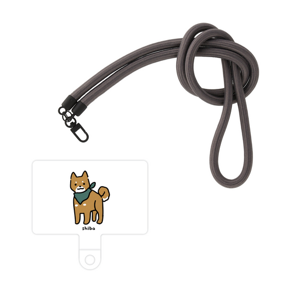 スマホショルダータグ［ オリジナル - CASEPLAYイヌ - shiba ］