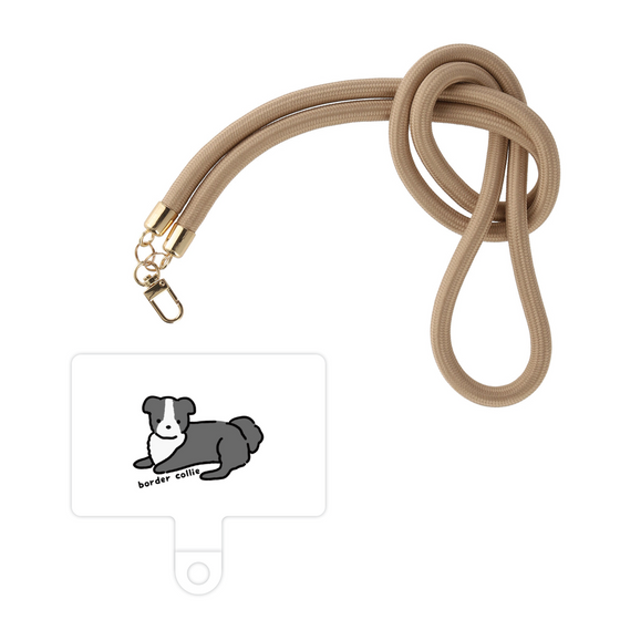 スマホショルダータグ［ オリジナル - CASEPLAYイヌ - border collie ］