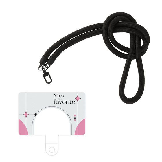 スマホショルダータグ［ オリジナル - チェキケース - ピンク ］