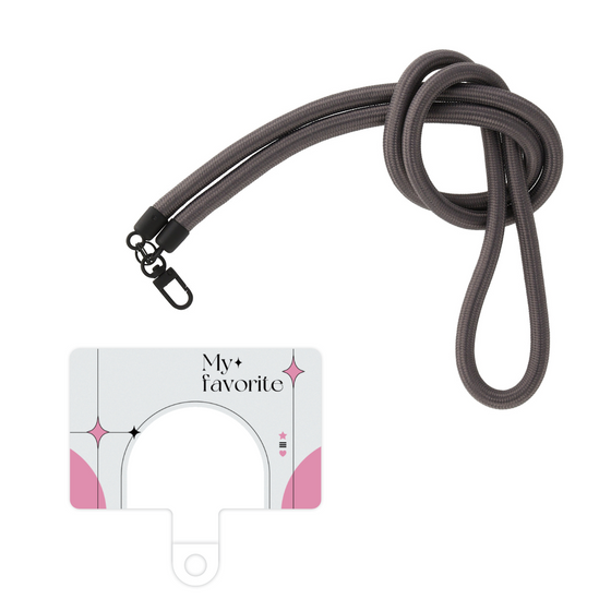 スマホショルダータグ［ オリジナル - チェキケース - ピンク ］