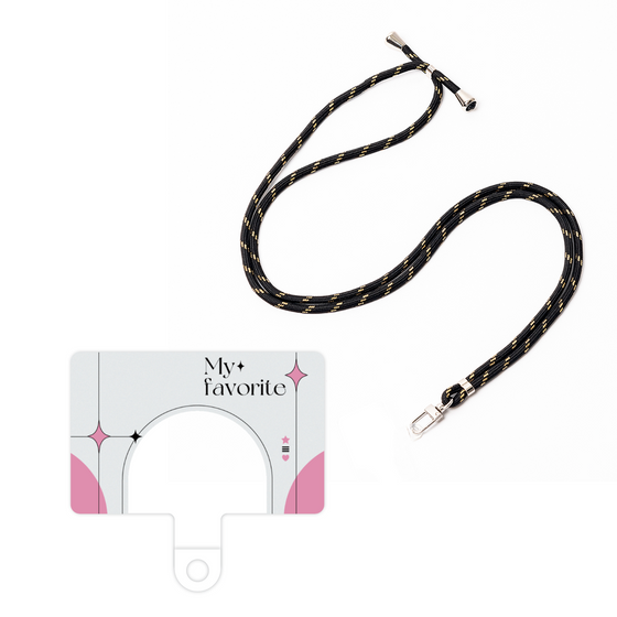 スマホショルダータグ［ オリジナル - チェキケース - ピンク ］